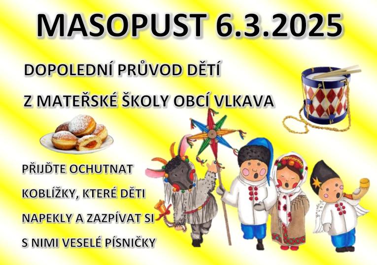 Masopust MŠ Vlkava