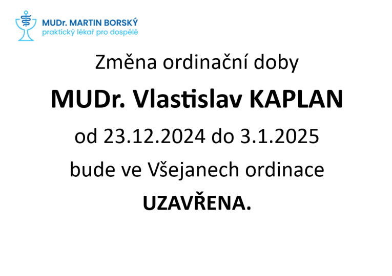 MUDr.Vlastislav Kaplan